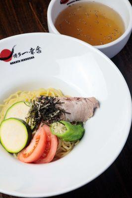 August monthly special starting from 8/1 at Torrance location:Vegetable Tsukemen. Vegan option is also available.