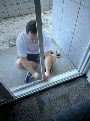 Fixing our own screen door