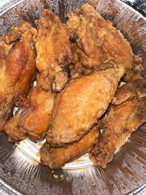 Dry bony super salty wings