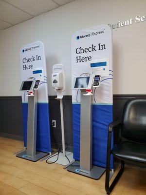 Check in kiosks