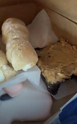 Cream horn & German chocolate brownie - October 31 2020