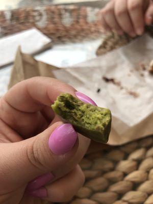 Turkish Pistachio treat - really flavorful and great chewy texture.