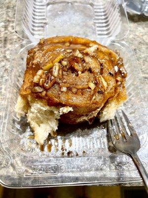 Butter Pecan Cinnamon Roll- A MUST TRY