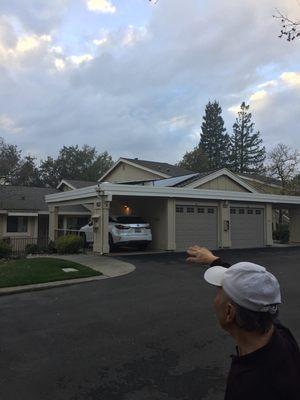 Happy homeowner in Rossmor  senior community living .