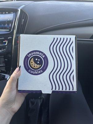 Insomnia cookie box