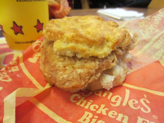 Cajun Filet Biscuit.