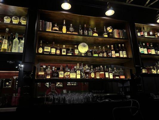 Inside - bar area - nice selection