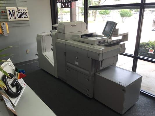 High End Black and White Copier with In-Line Booklet Maker