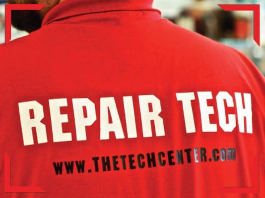 Our Tech have a 3 month training before they can wear The Tech Center shirt.