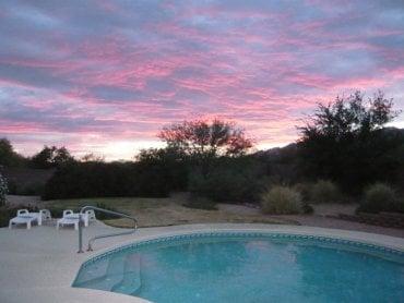 Pool at Sunset