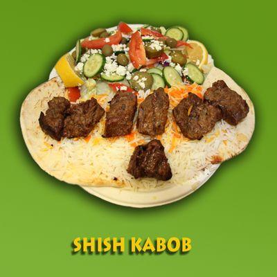 Beef Shish Kabob Plate