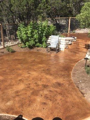 Stamped Concrete Patio