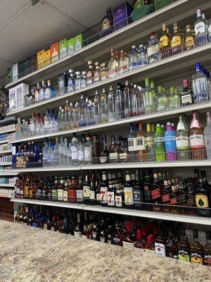 Liquor selection