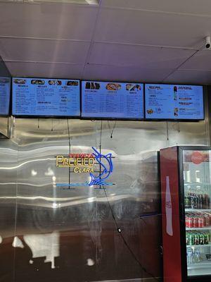 Menu board