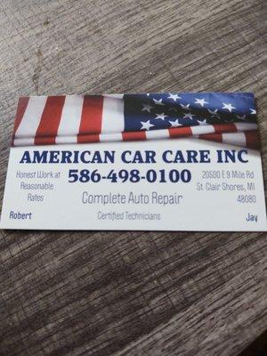 AMERICAN CAR CARE INC