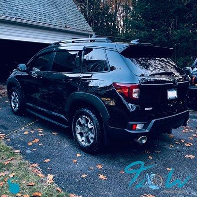 Using our Mobile Car Detailing services to protect and shine this brand new Honda Passport ! Looking amazing !