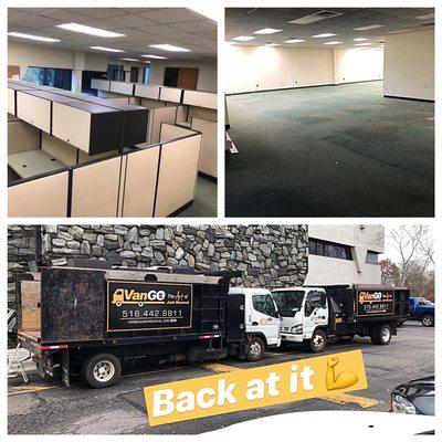 Another office clean out completed! Nothing better than leaving with a happy customer (516)442-8811