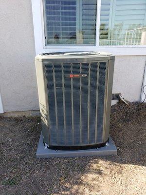 Installation in city of orange 
Trane super system