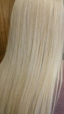 After Keratin Blonde Treatment