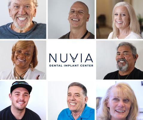 Nuvia Dental Implant Center, helping patients smile again.