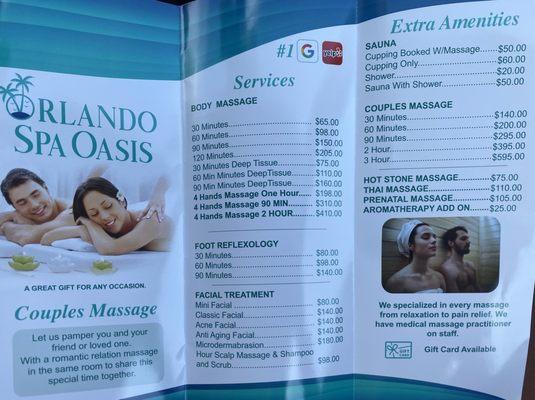 1 Hour Couples Massage