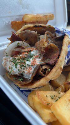 Our Famous Original Gyro W/ Steak Fries