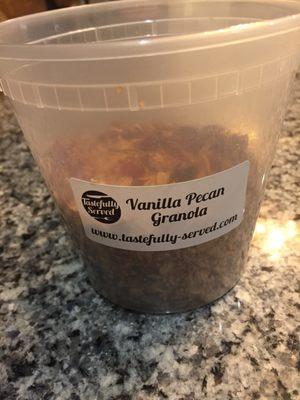 Absolute BEST GRANOLA I've ever had! Hands down Kind of feeling stingy, since I haven't shared the goods with the rest of the family.