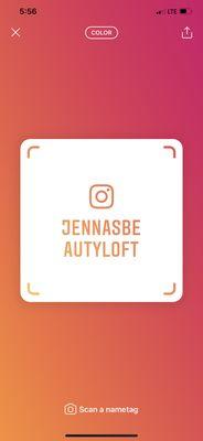 Follow me on Instagram!