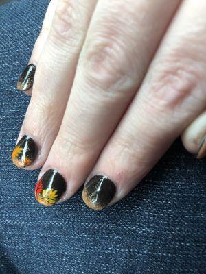 Fall nails! They do such amazing work!!