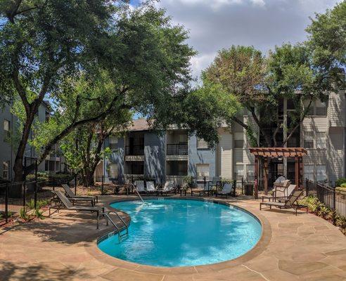 Poolside at The Huxley At Medical Center