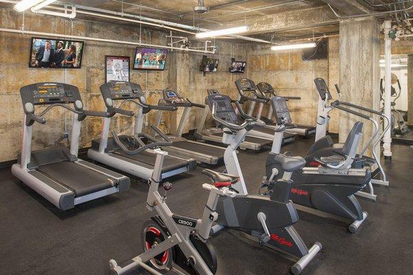 A 24 hour expanded fitness center will help you break a sweat at any time of the day.