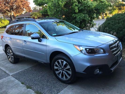 Love our new 2016 Subaru Outback, thanks Amber!!!