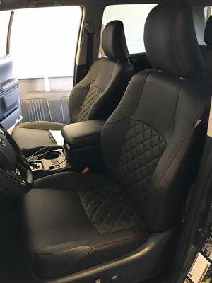 Custom Roadwire leather seats for this Toyota 4Runner