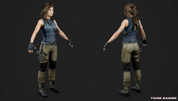 lara croft hairstyle