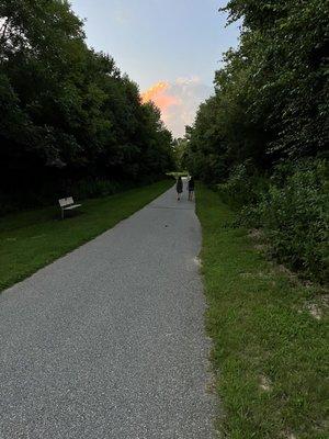 Quiet evening on the greenway