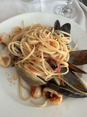 Seafood pasta