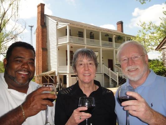 Chef Ray Allen and Sue and Rick Young welcome you.