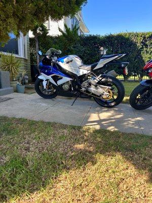 My s1000rr with new chain/ sprocket!