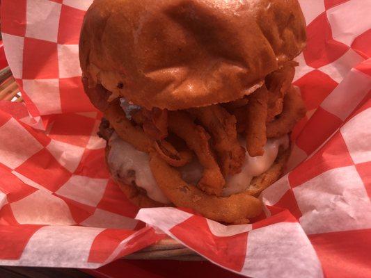 Frankie's BBQ burger