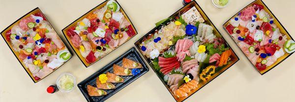 The Treasure Box, House Smoked Sashimi, Premium Sashimi box