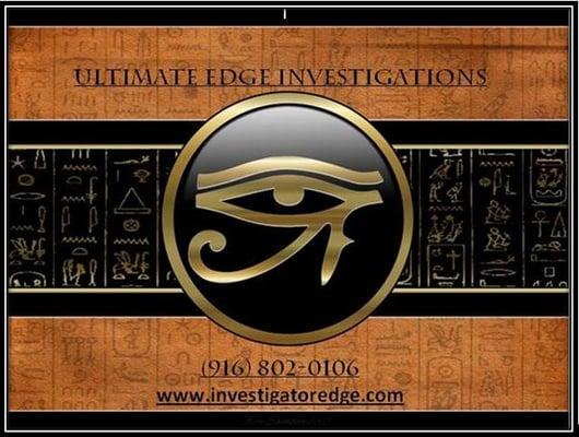 Ultimate Edge Investigations, the only "results" driven investigators in the state.