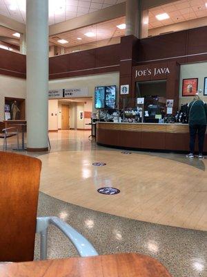 South lobby with Joe's Java