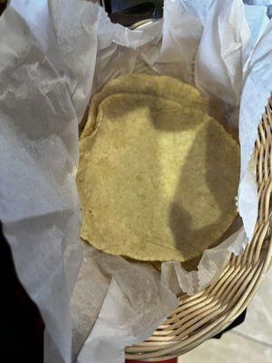 Handmade tortillas