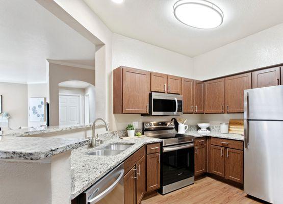 Large kitchen at Rancho Palisades