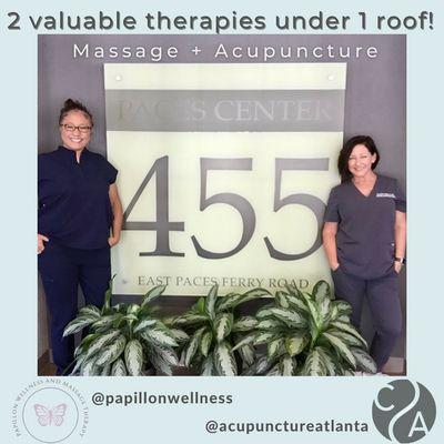 Building your self-care team is so important.  Finding a skilled Massage Therapist and Acupuncturist at the same location is spectacular!