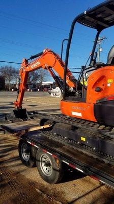 Kx040 mini excavator