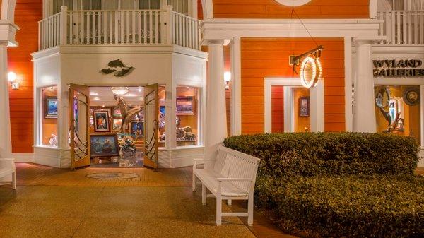 Enjoy shopping and dining along the boardwalk at Disney's Boardwalk Inn.