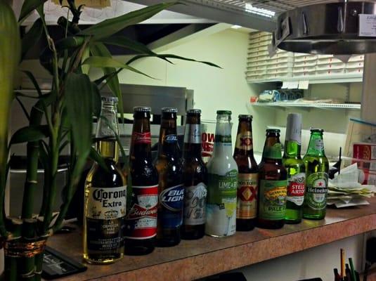 Beer options. I tried a bud light lime-a-rita for the first time