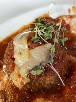 Meatball appetizer.