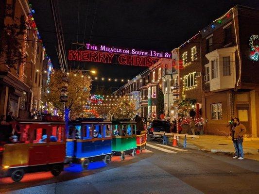 Special event November 27, 2021 tree lighting. The isn't always blocked off to street traffic but it is best to walk!